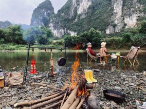 Cắm trại Sông Bôi - Khu cắm trại có suối gần Hà Nội